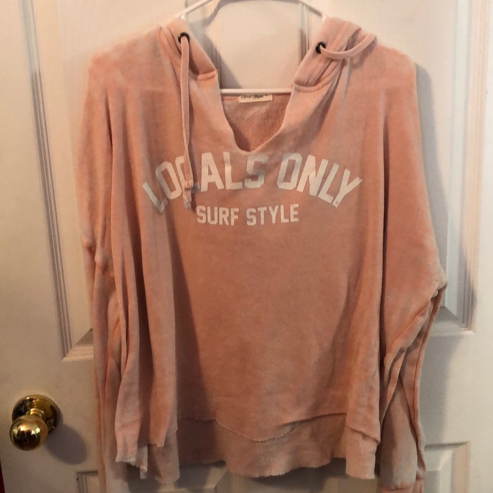 Pink hoodie